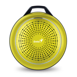 SPEAKER: SP-906BT PLUS 10 HOURS PLAY TIME, 780MAH BATTERY WITH CARABINER LINE IN CABLE, LEMON GOLD