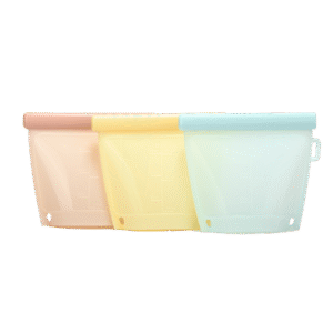 Malish - Reusable Breast Milk & Baby Food Silicone Bag - Pack of 3