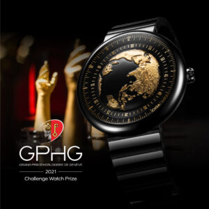 CIGA Design |  Mechanical Watch | Ceramic Case | Mechanical Display | U Series Blue Planet Gilding Edition - Image 6
